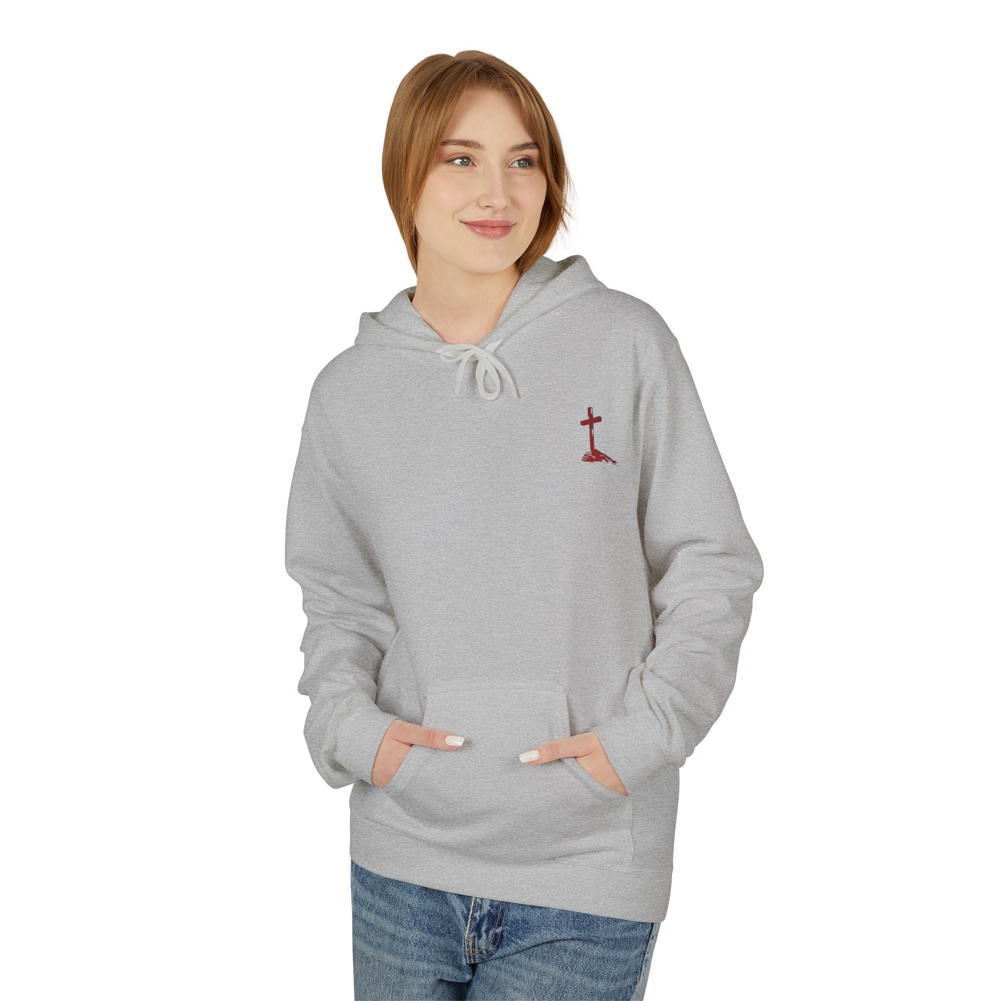 Christian Hoodie - Be Strong in the Lord Design