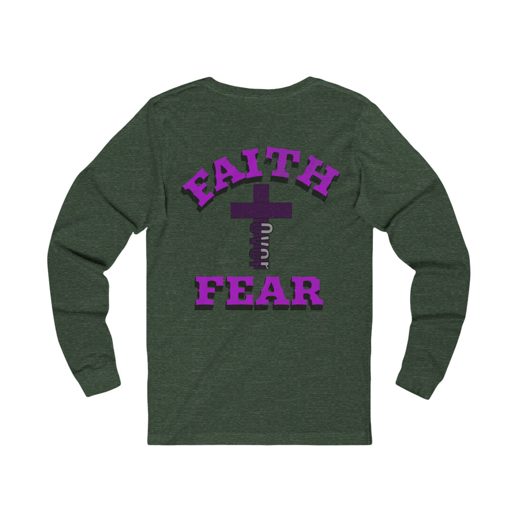 Faith Over Fear Women Tee - Long Sleeve