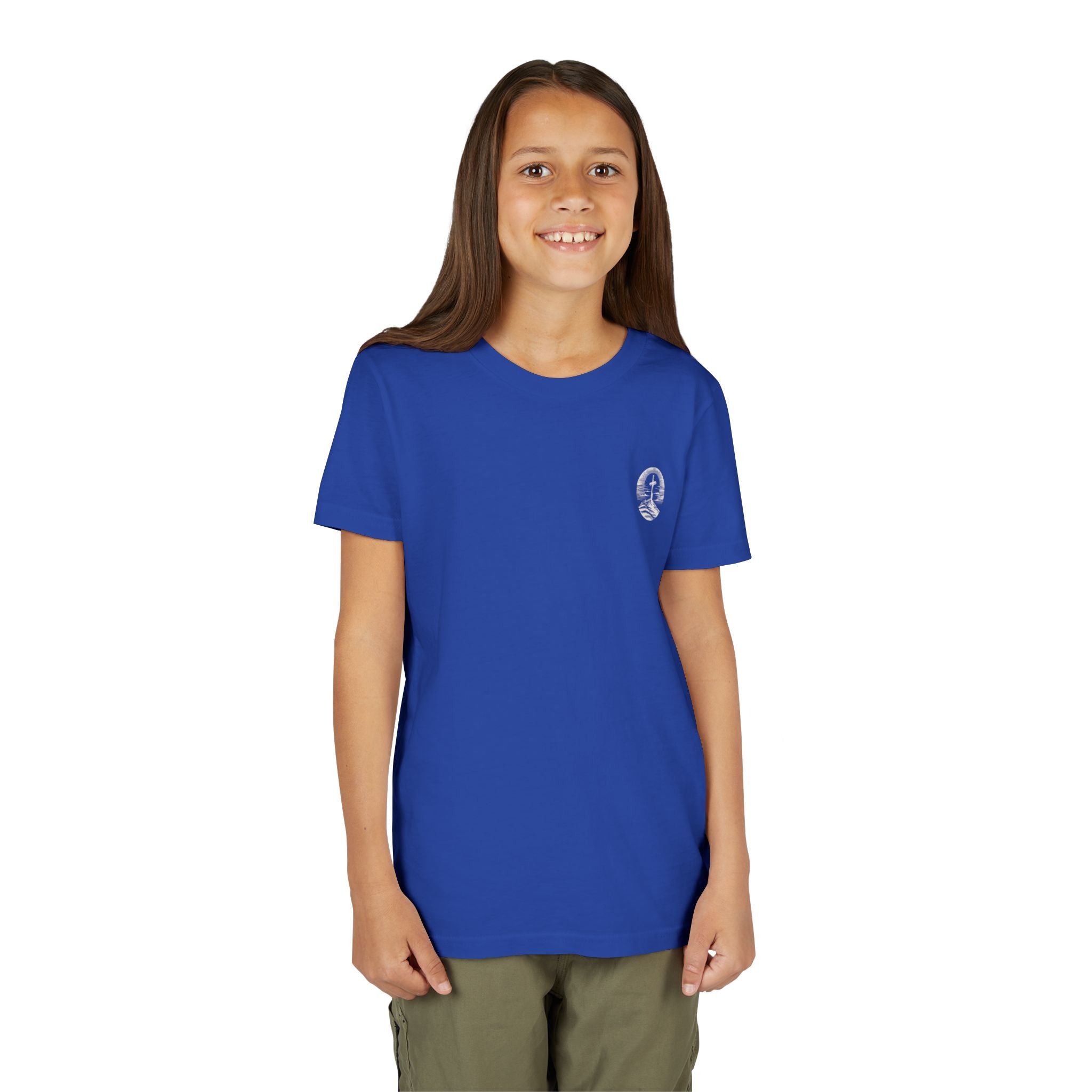 Youth Tee Be Strong and Courageous Faith T-Shirt