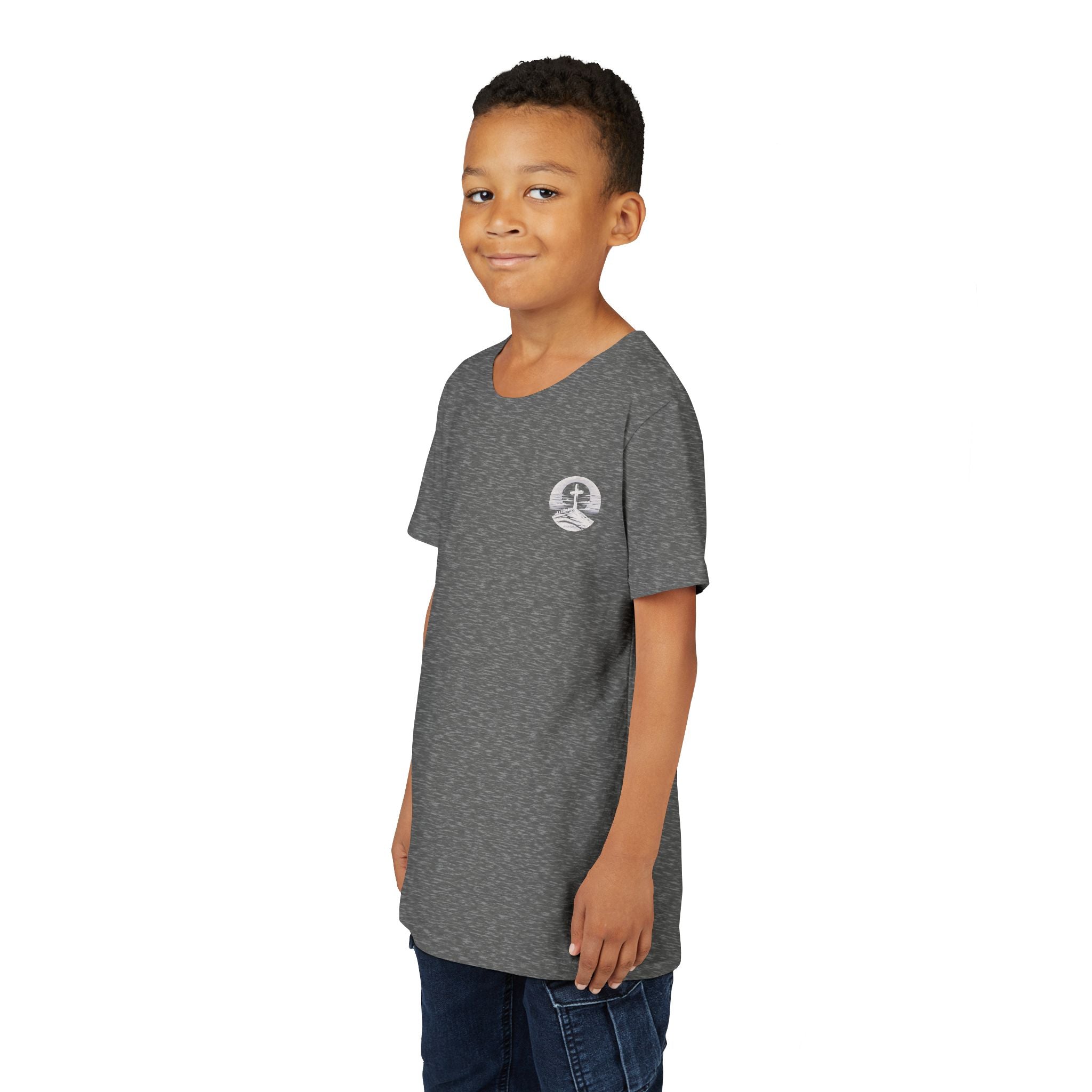 Youth Tee Be Strong and Courageous Faith T-Shirt