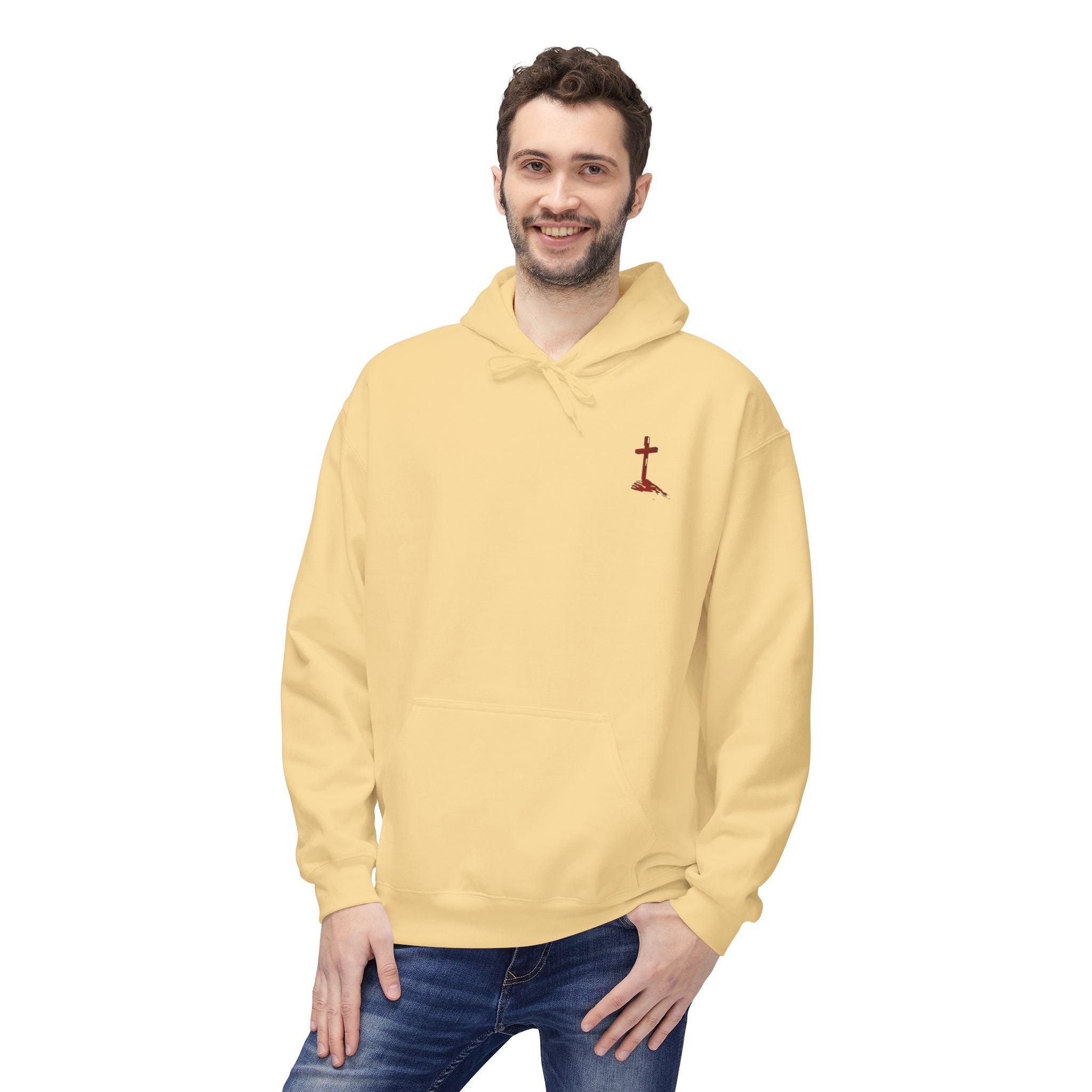 Christian Hoodie - Be Strong in the Lord Design