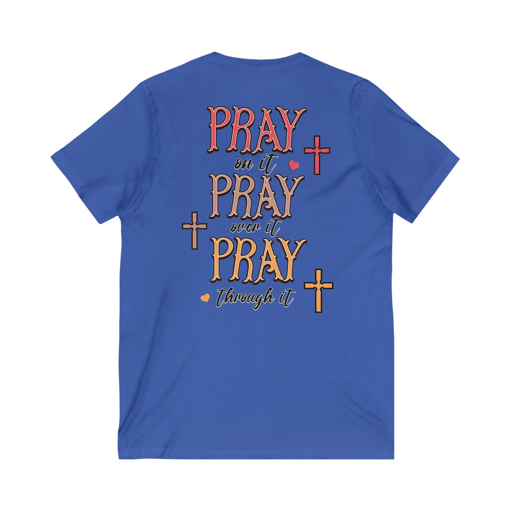 Praying Woman Tee V-Neck