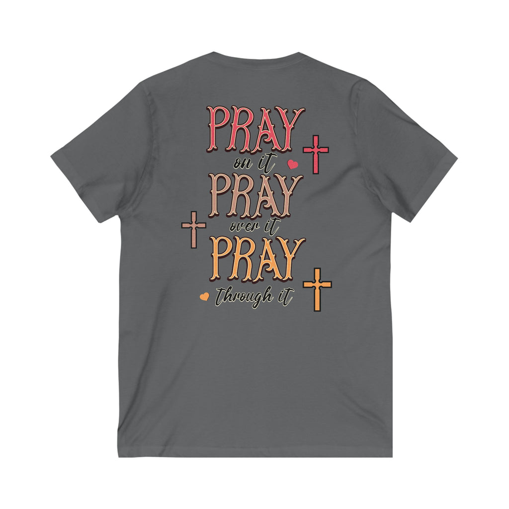 Praying Woman Tee V-Neck