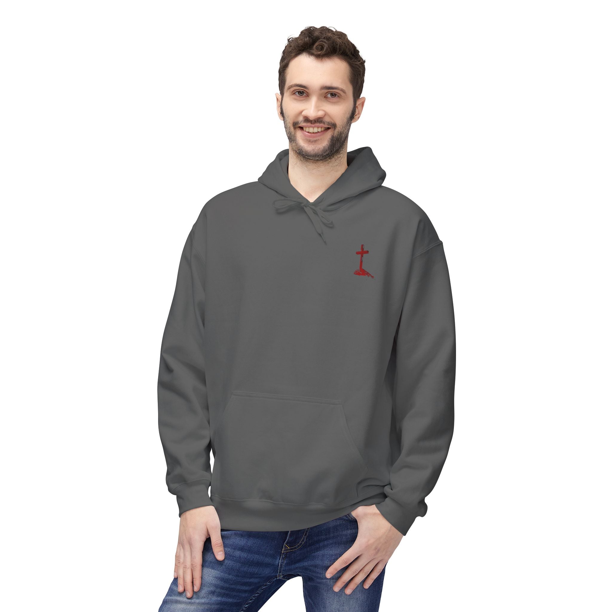 Christian Hoodie - Be Strong in the Lord Design
