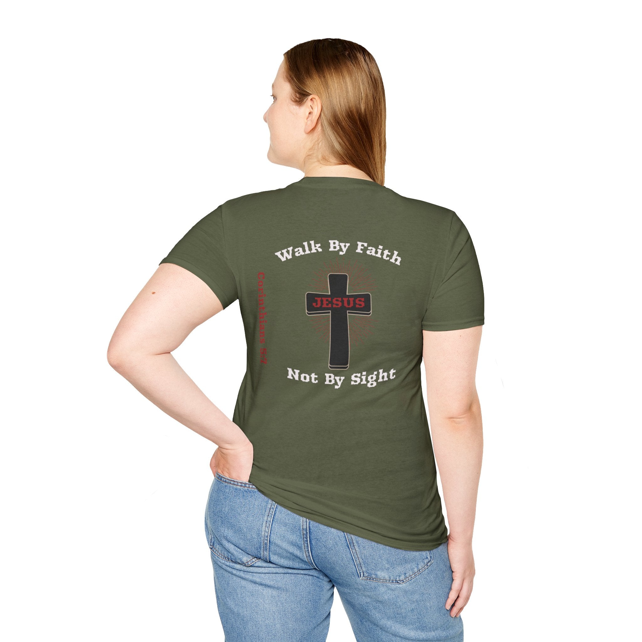 Walk By Faith Not By Sight Woman Tee - T-Shirt