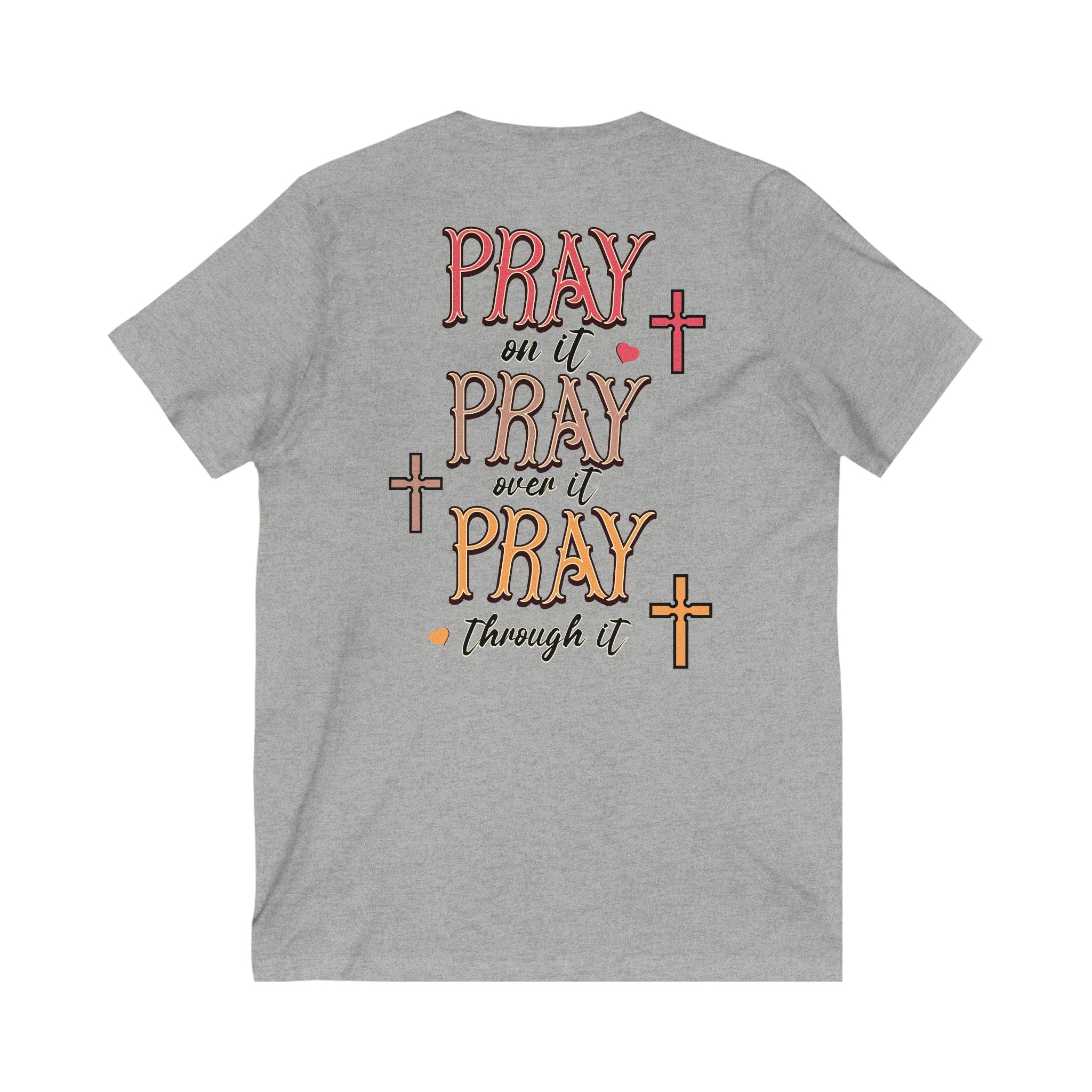 Praying Woman Tee V-Neck