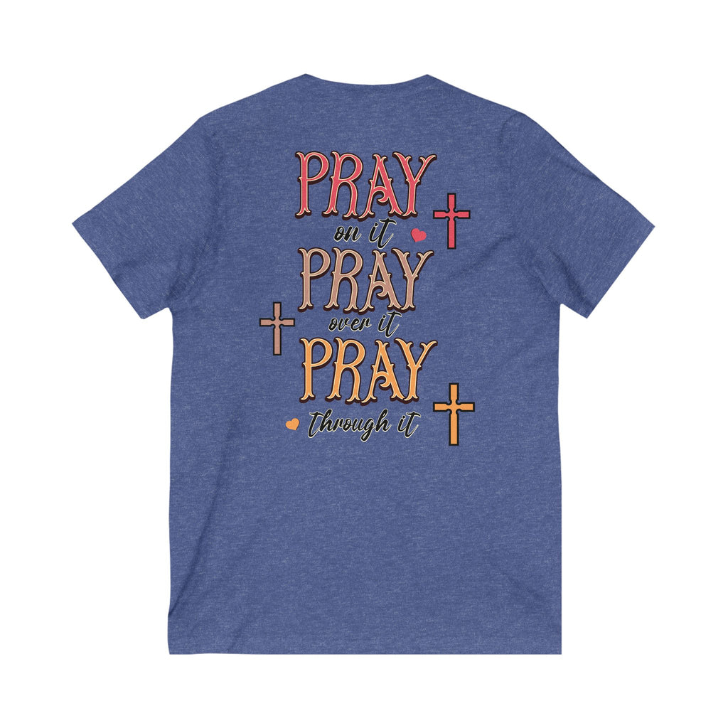 Praying Woman Tee V-Neck