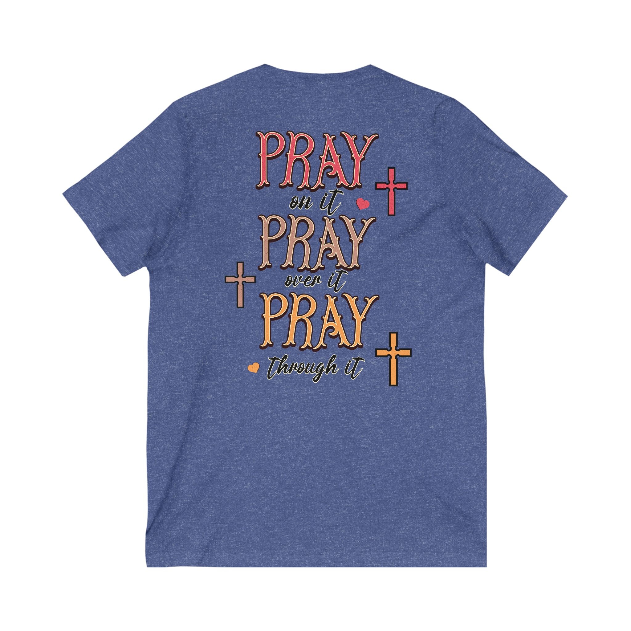 Praying Woman Tee V-Neck
