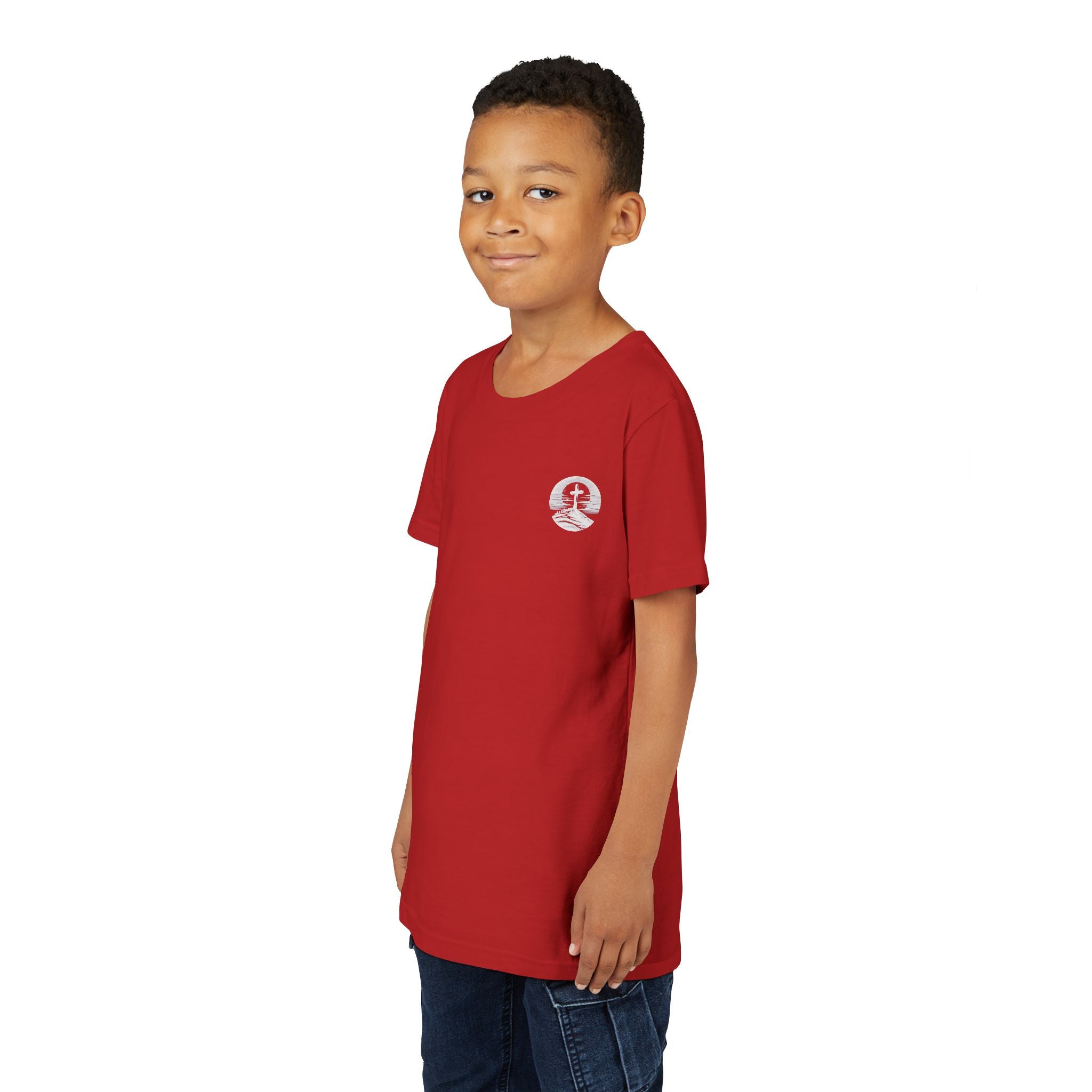 Youth Tee Be Strong and Courageous Faith T-Shirt