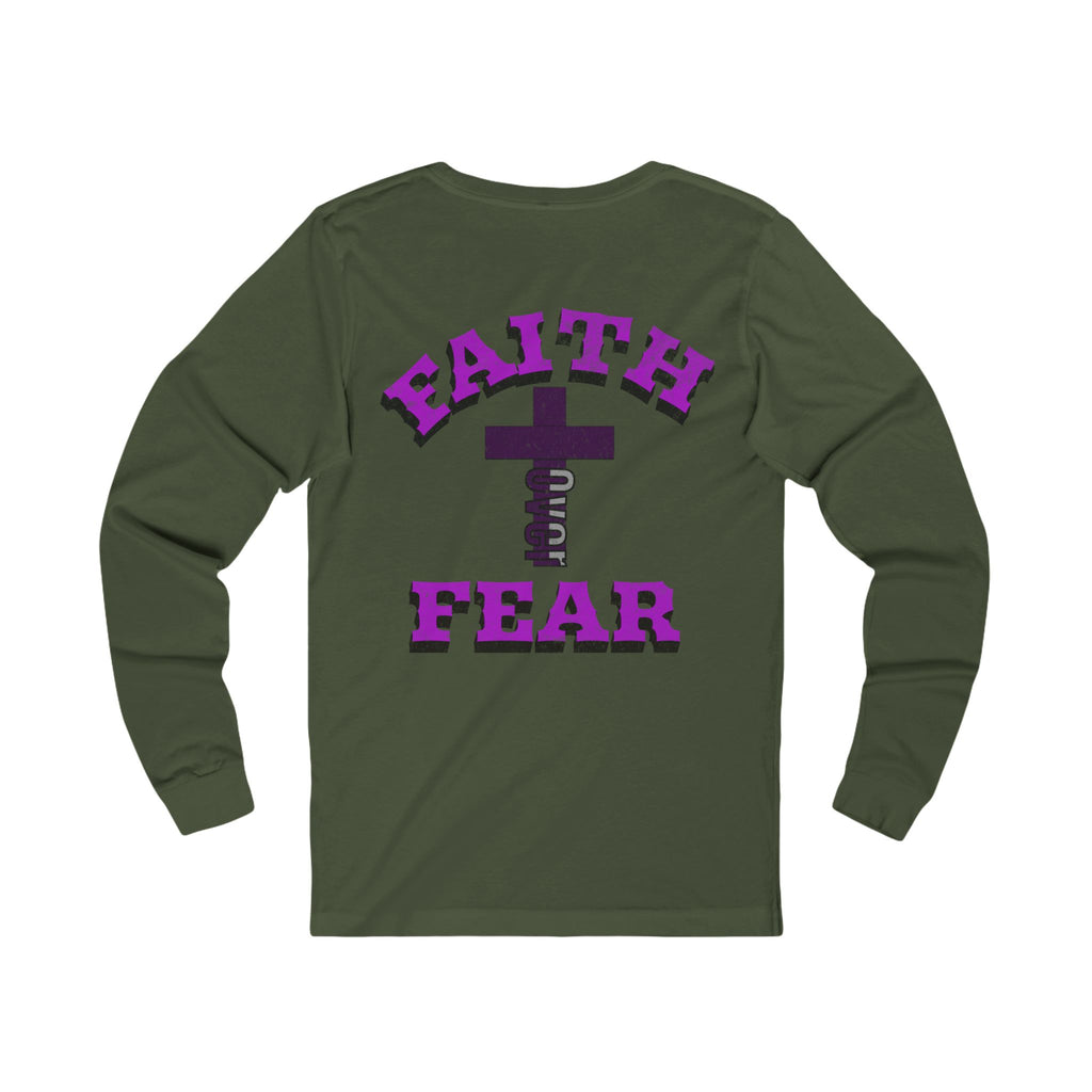 Faith Over Fear Women Tee - Long Sleeve