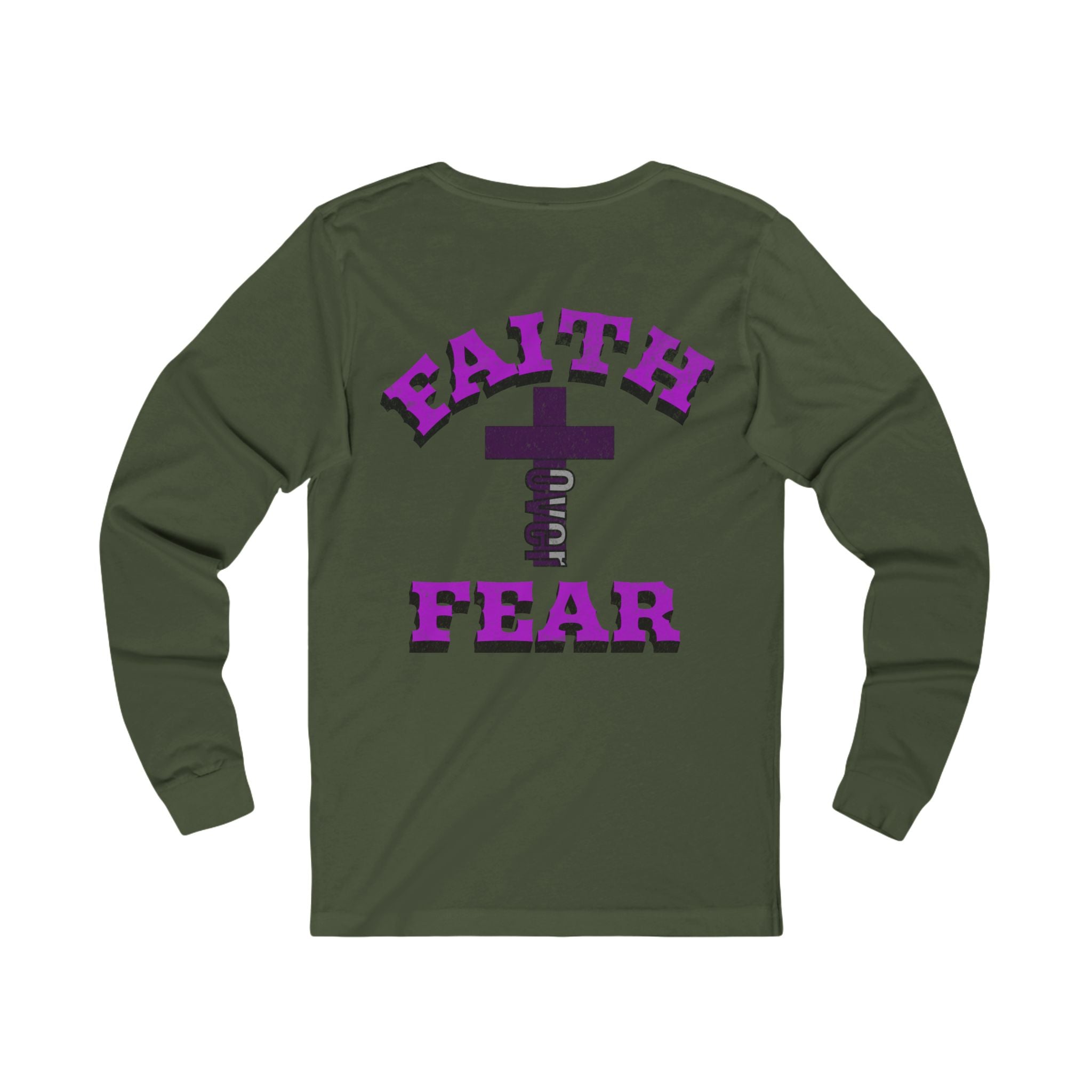 Faith Over Fear Women Tee - Long Sleeve