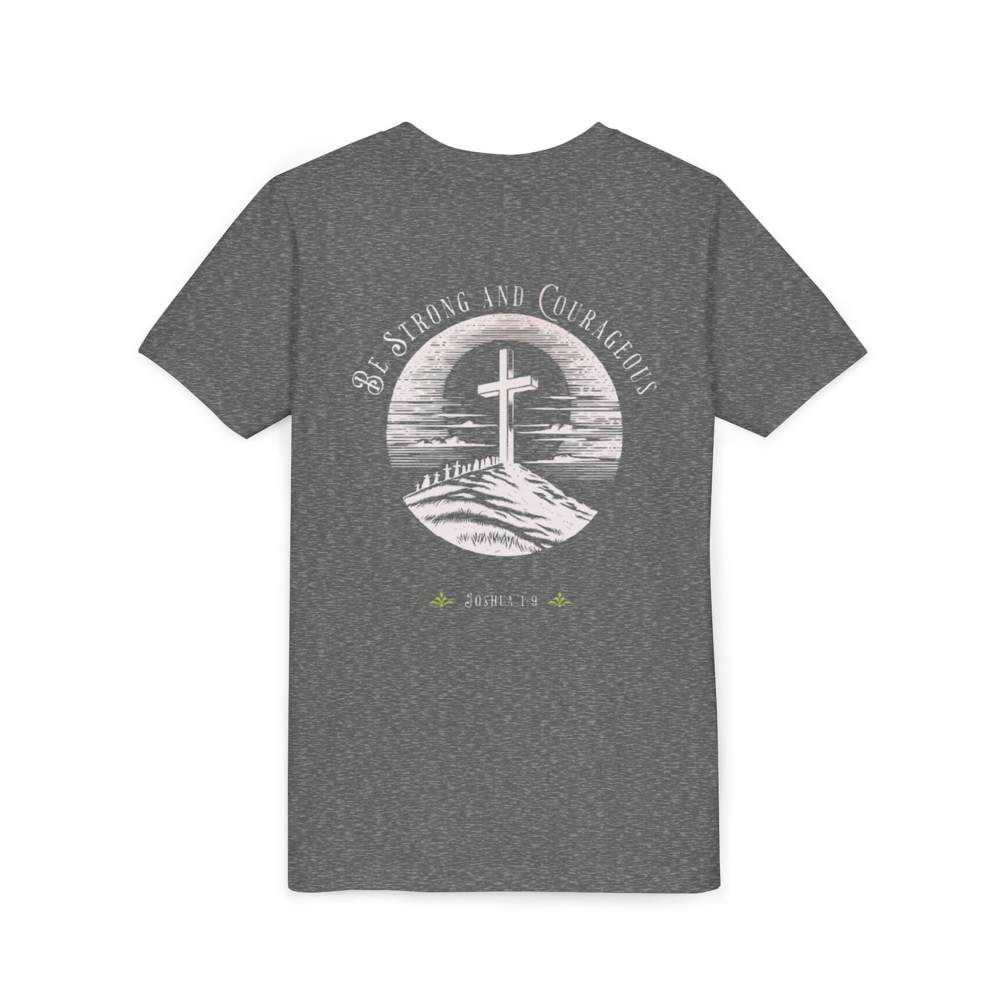 Youth Tee Be Strong and Courageous Faith T-Shirt