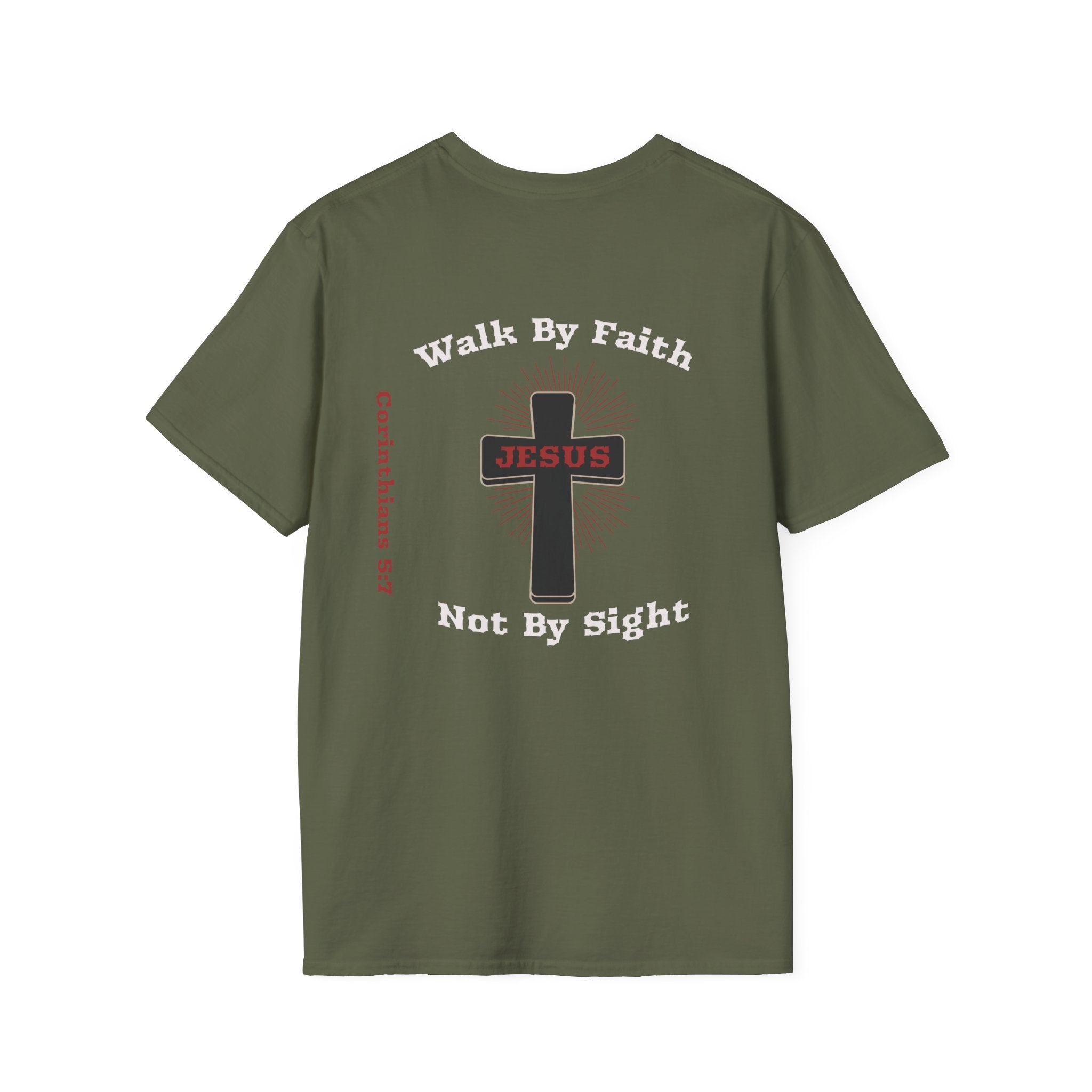Walk By Faith Not By Sight Woman Tee - T-Shirt