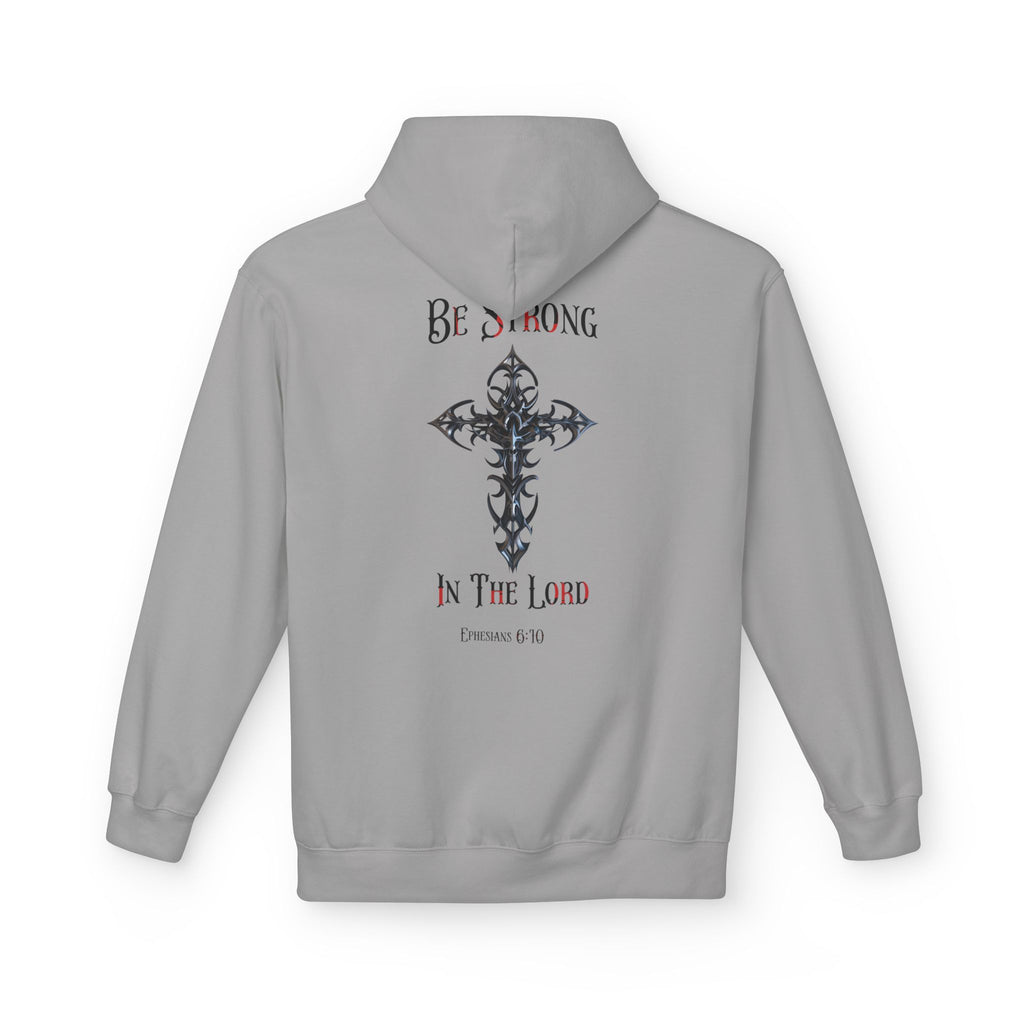 Christian Hoodie - Be Strong in the Lord Design