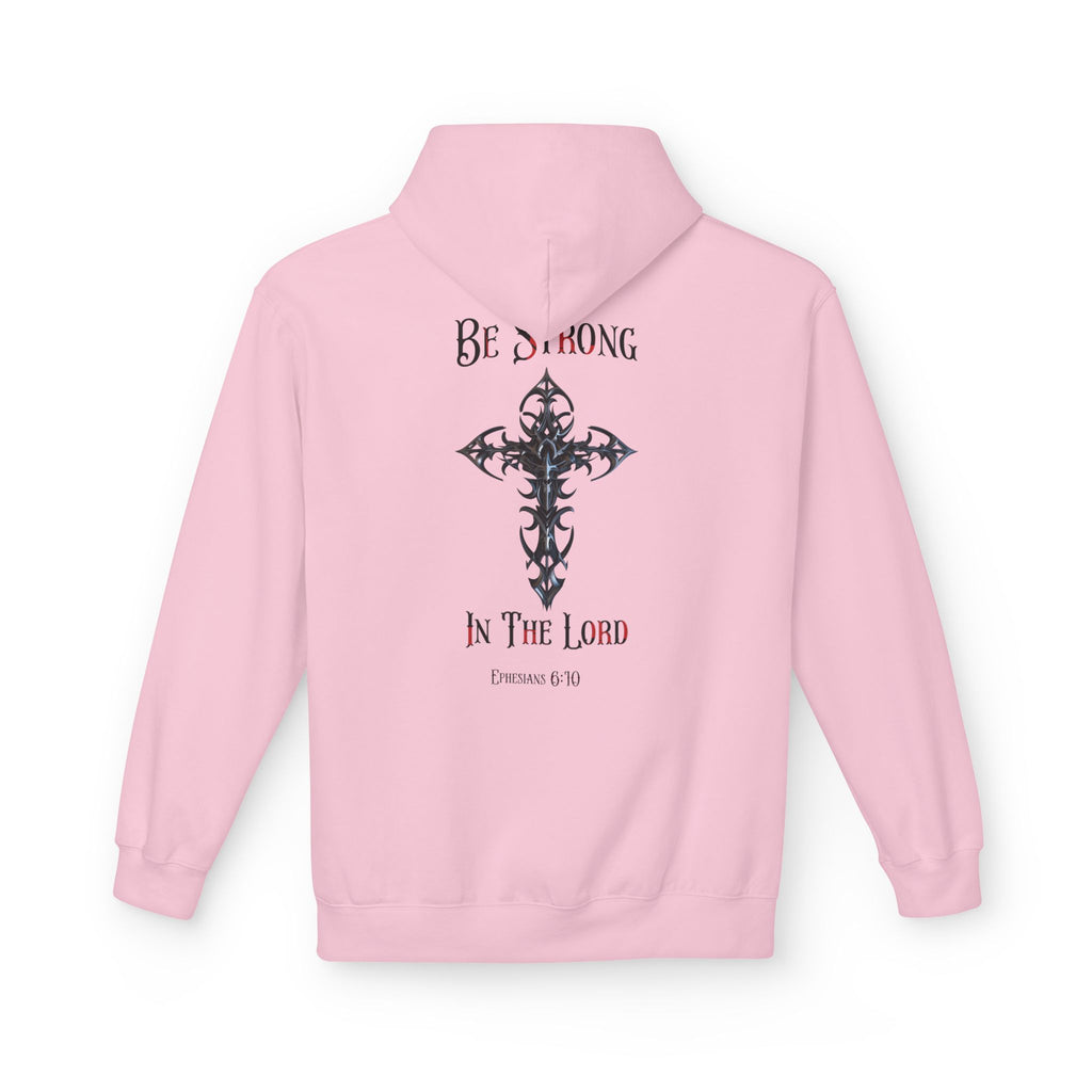Christian Hoodie - Be Strong in the Lord Design