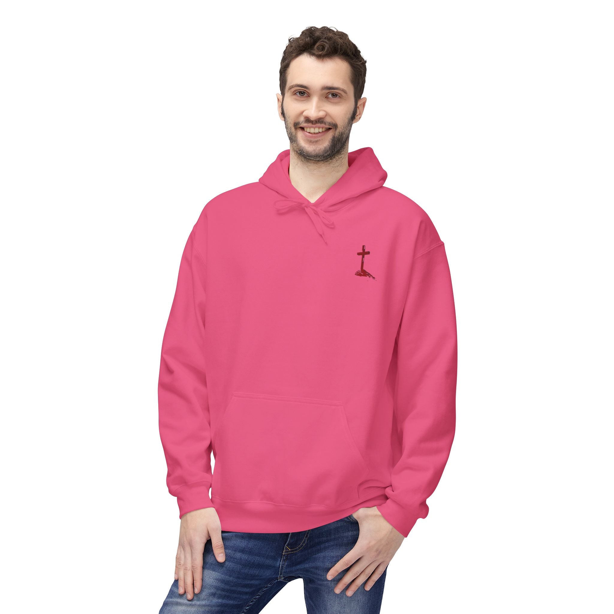 Christian Hoodie - Be Strong in the Lord Design