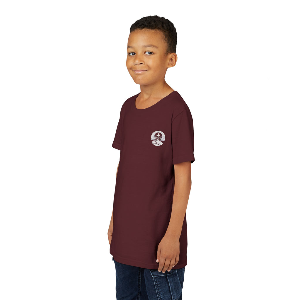 Youth Tee Be Strong and Courageous Faith T-Shirt