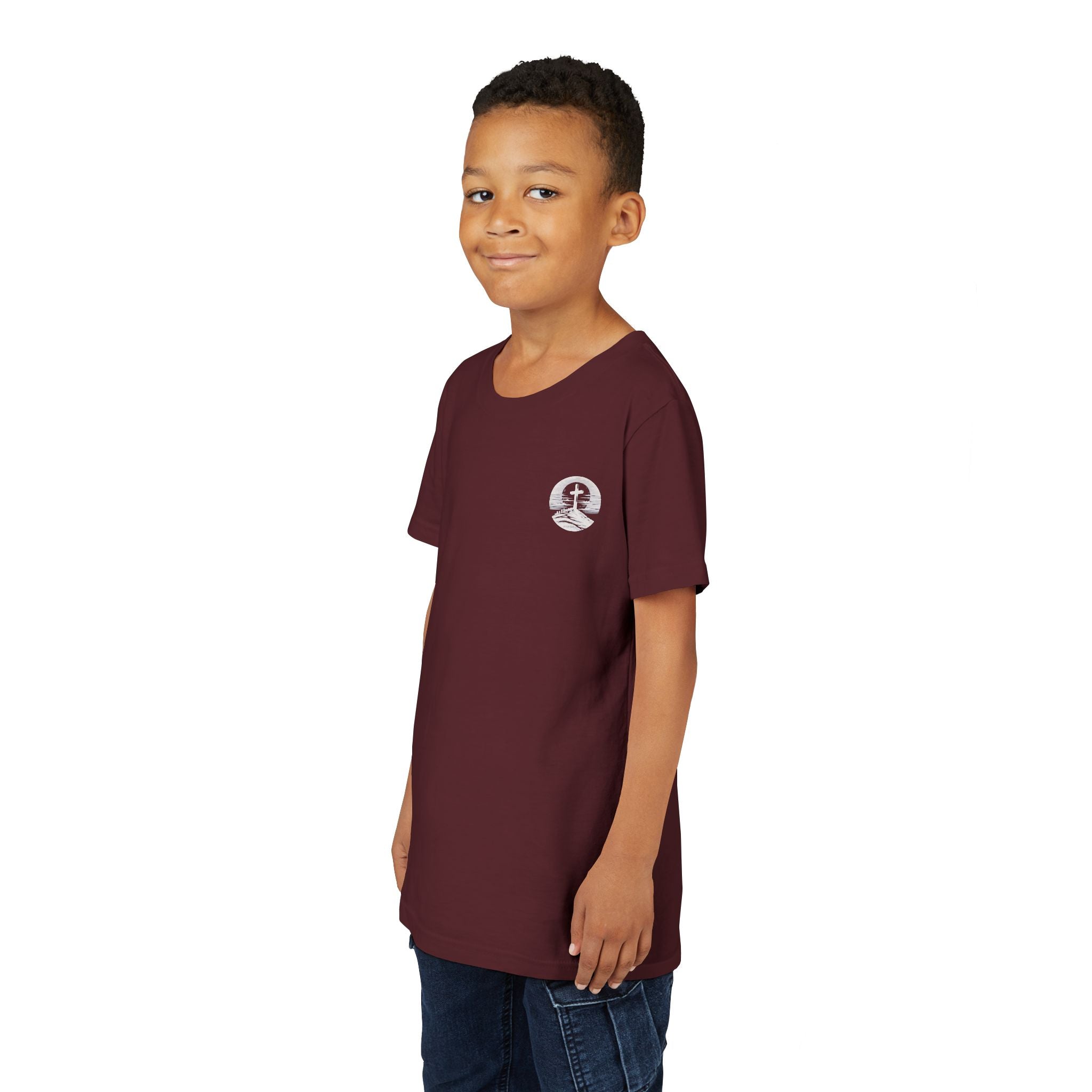 Youth Tee Be Strong and Courageous Faith T-Shirt