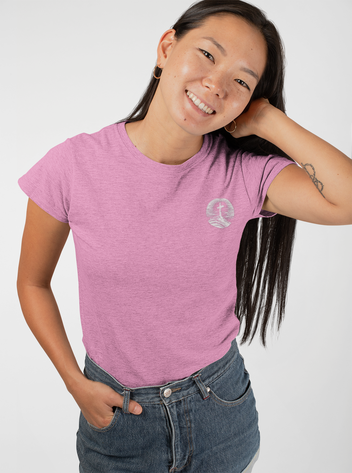 Women's Tee - Be Strong and Courageous Graphic