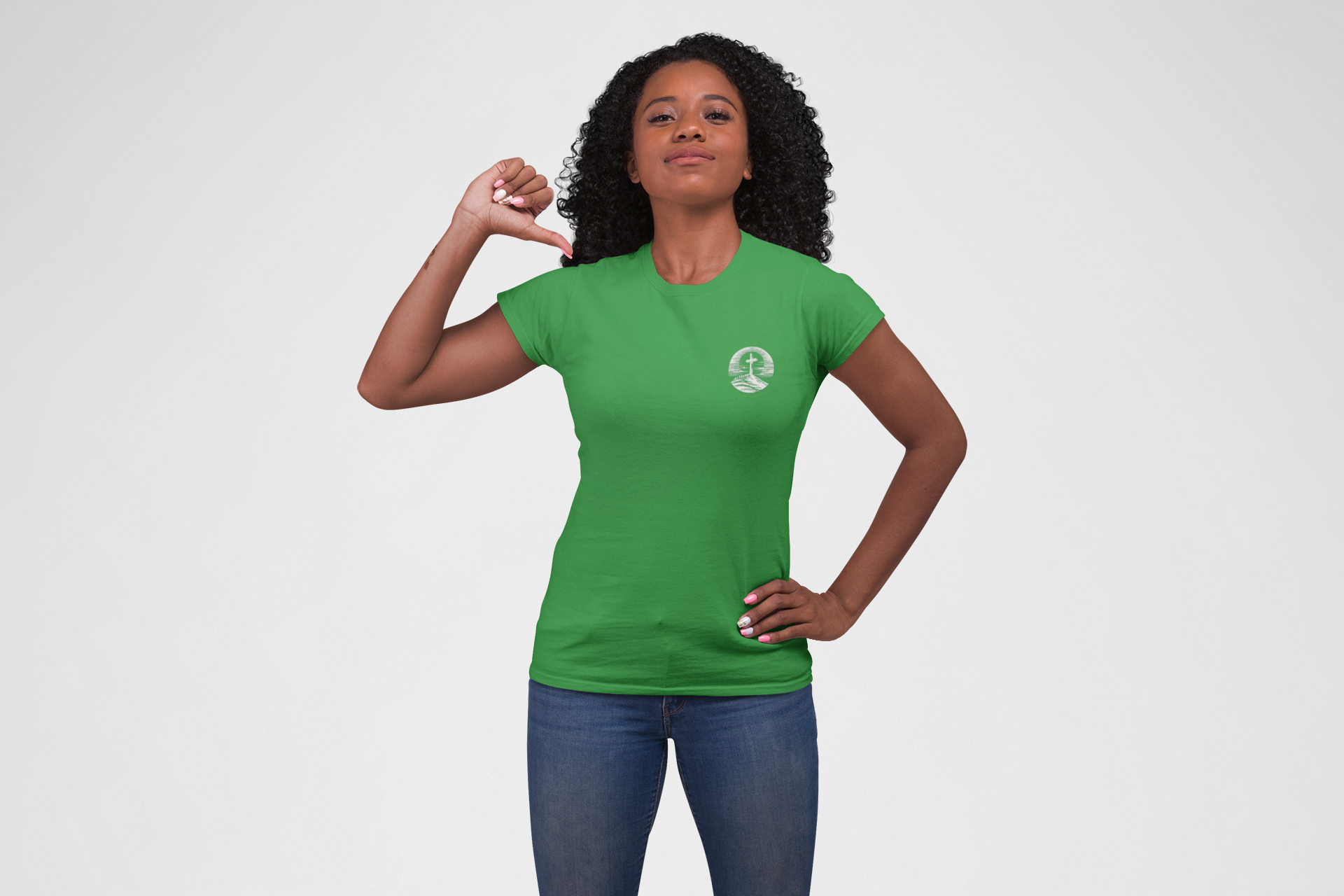 Women's Tee - Be Strong and Courageous Graphic