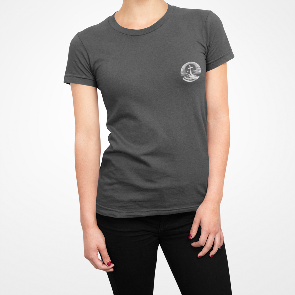 Women's Tee - Be Strong and Courageous Graphic