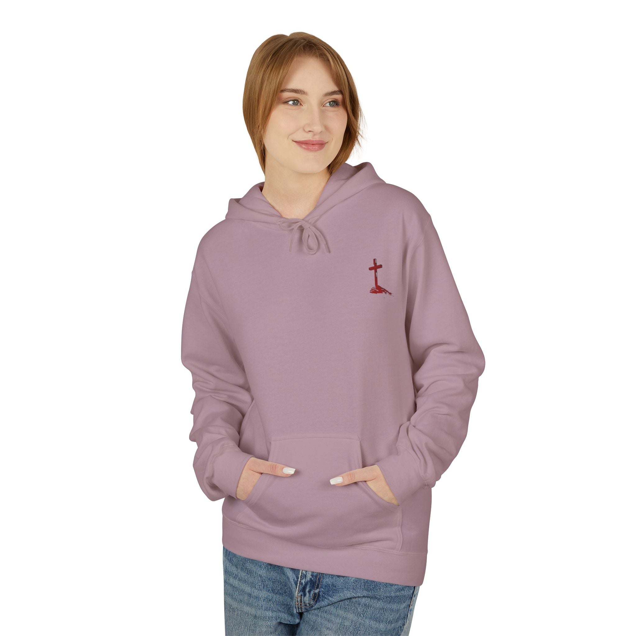 Christian Hoodie - Be Strong in the Lord Design