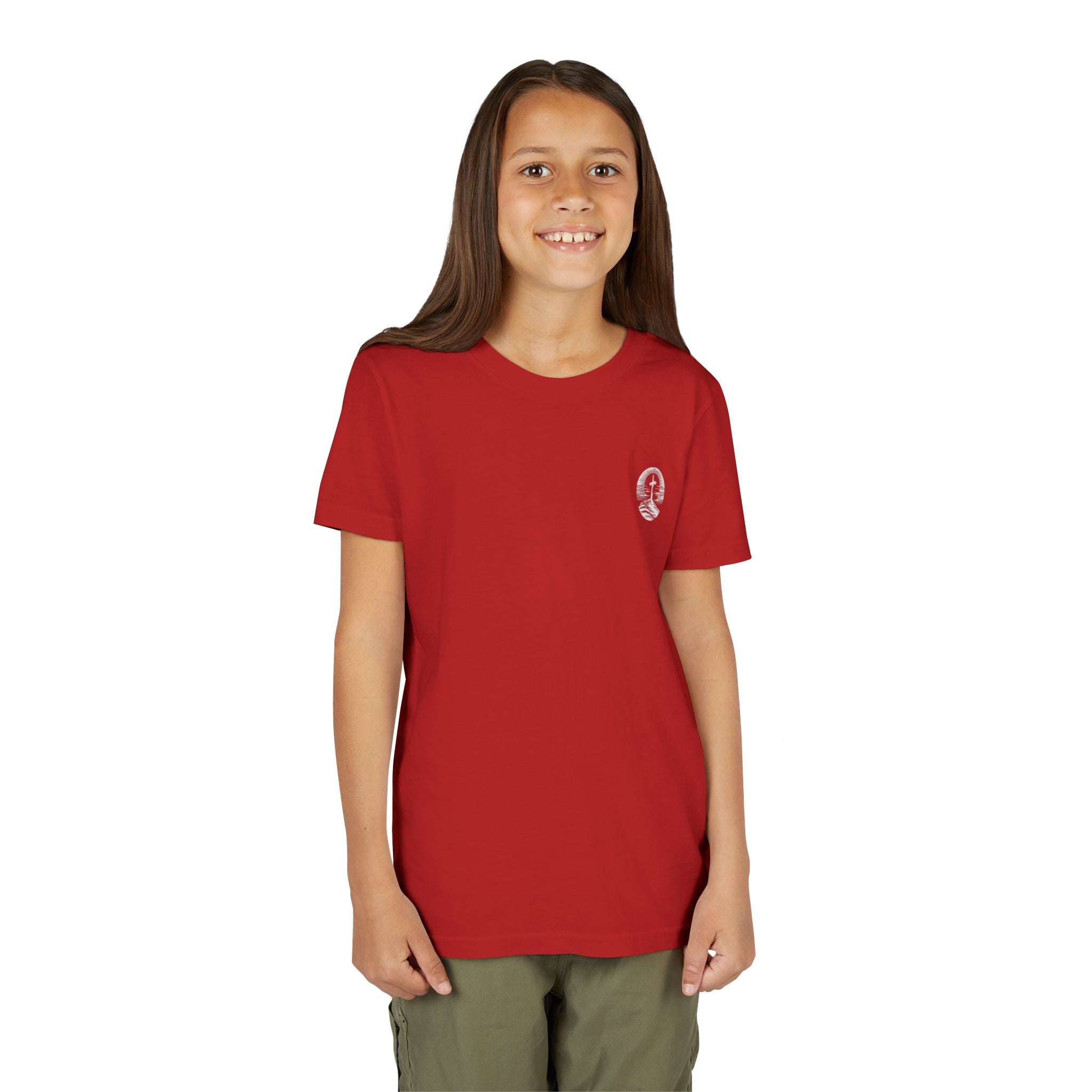 Youth Tee Be Strong and Courageous Faith T-Shirt
