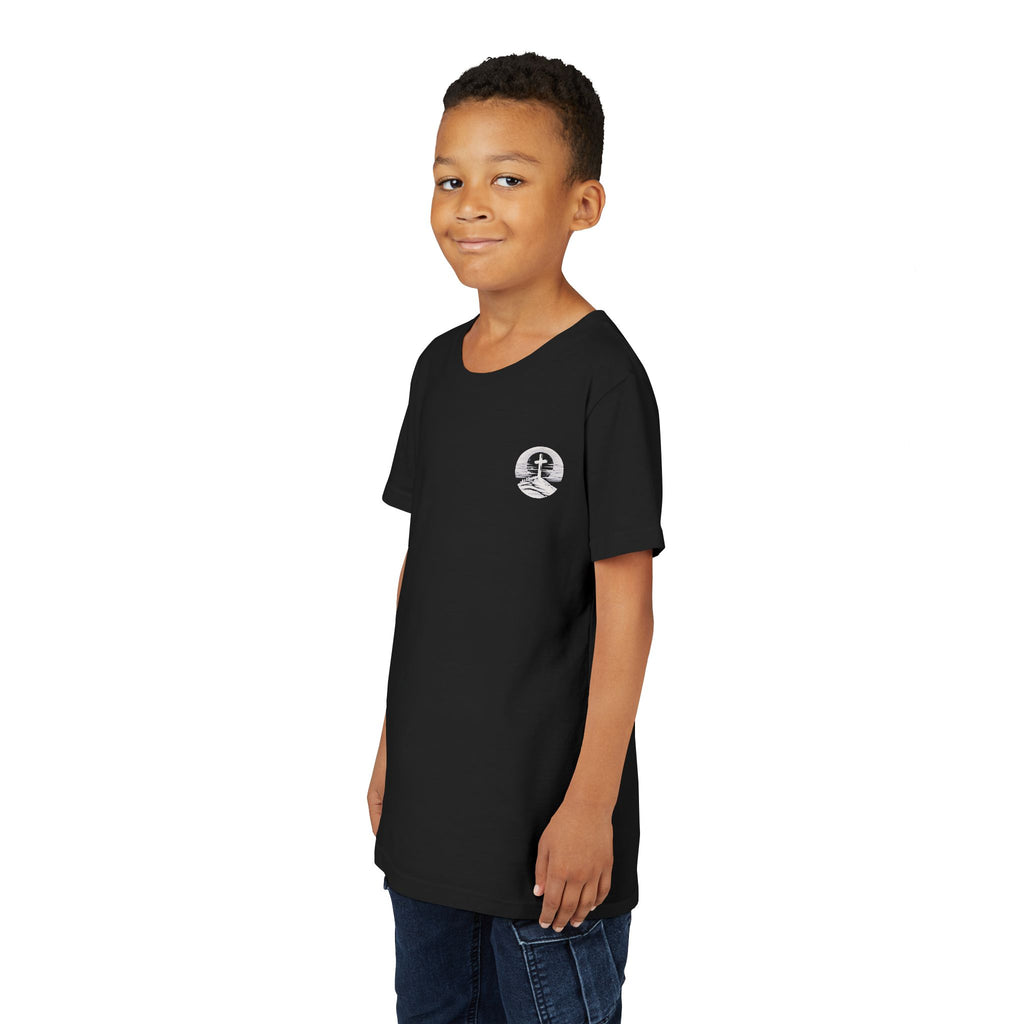 Youth Tee Be Strong and Courageous Faith T-Shirt