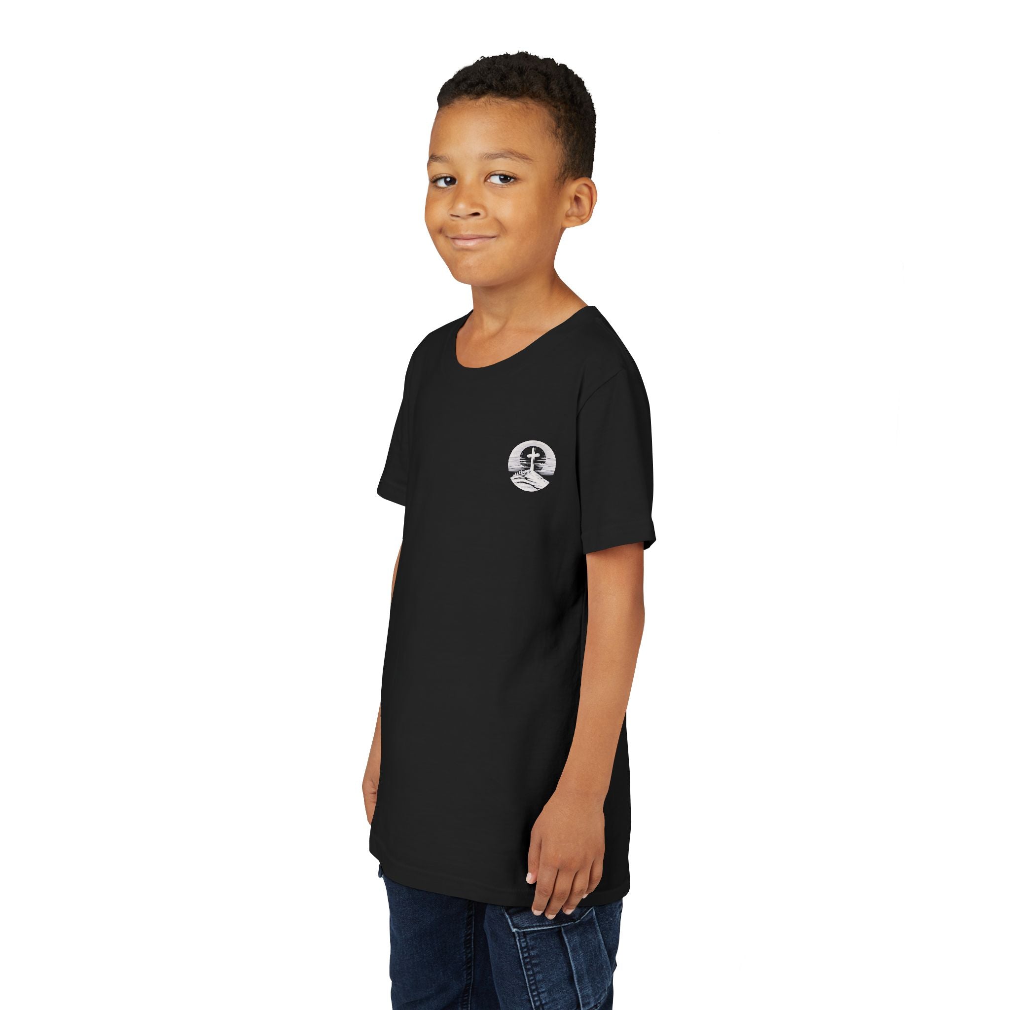 Youth Tee Be Strong and Courageous Faith T-Shirt