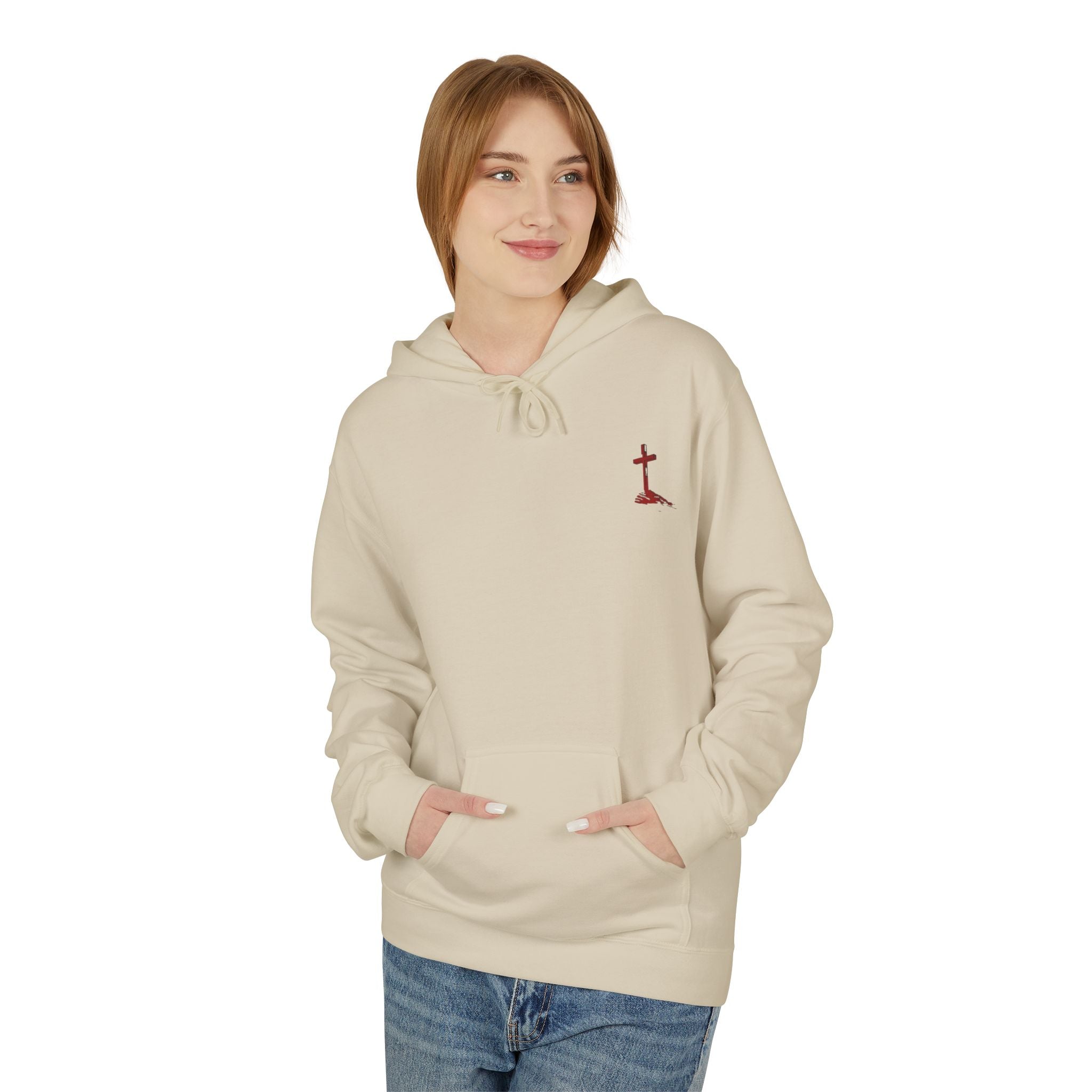 Christian Hoodie - Be Strong in the Lord Design
