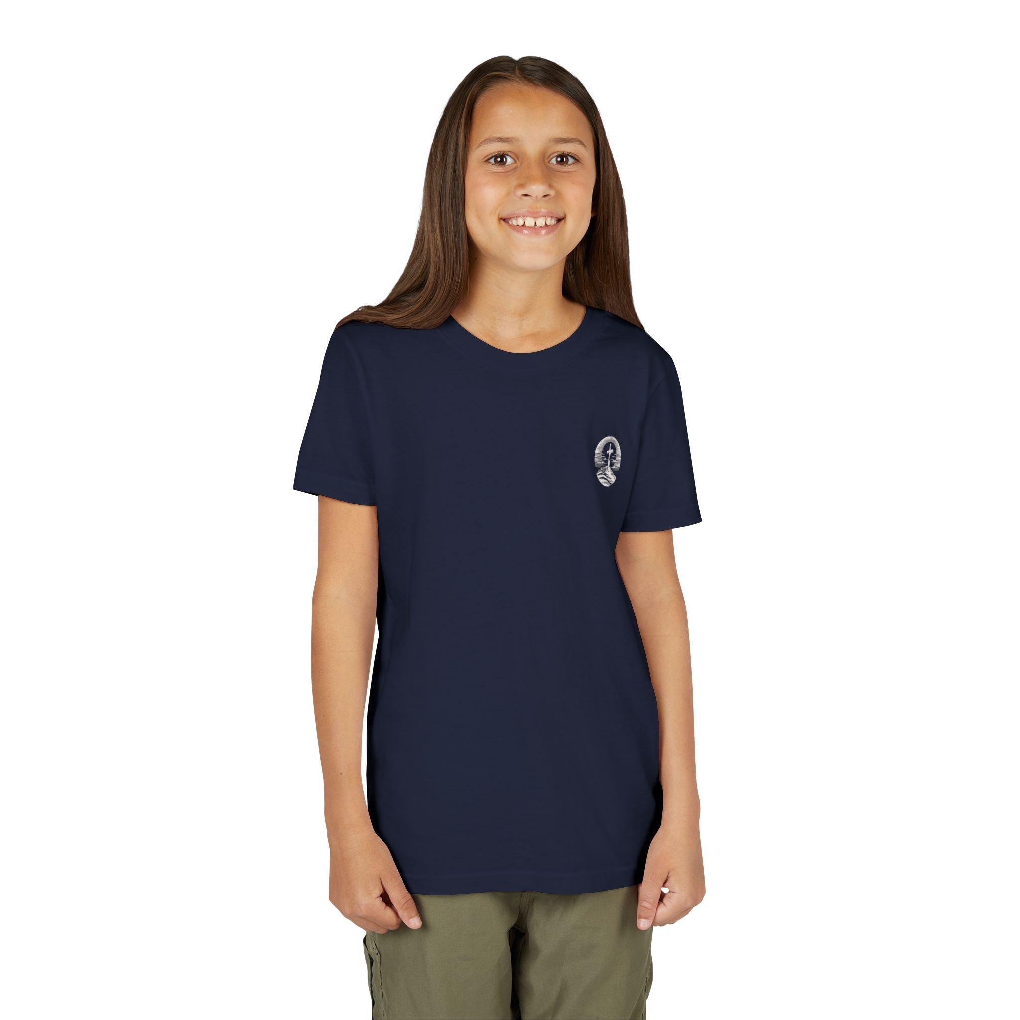 Youth Tee Be Strong and Courageous Faith T-Shirt