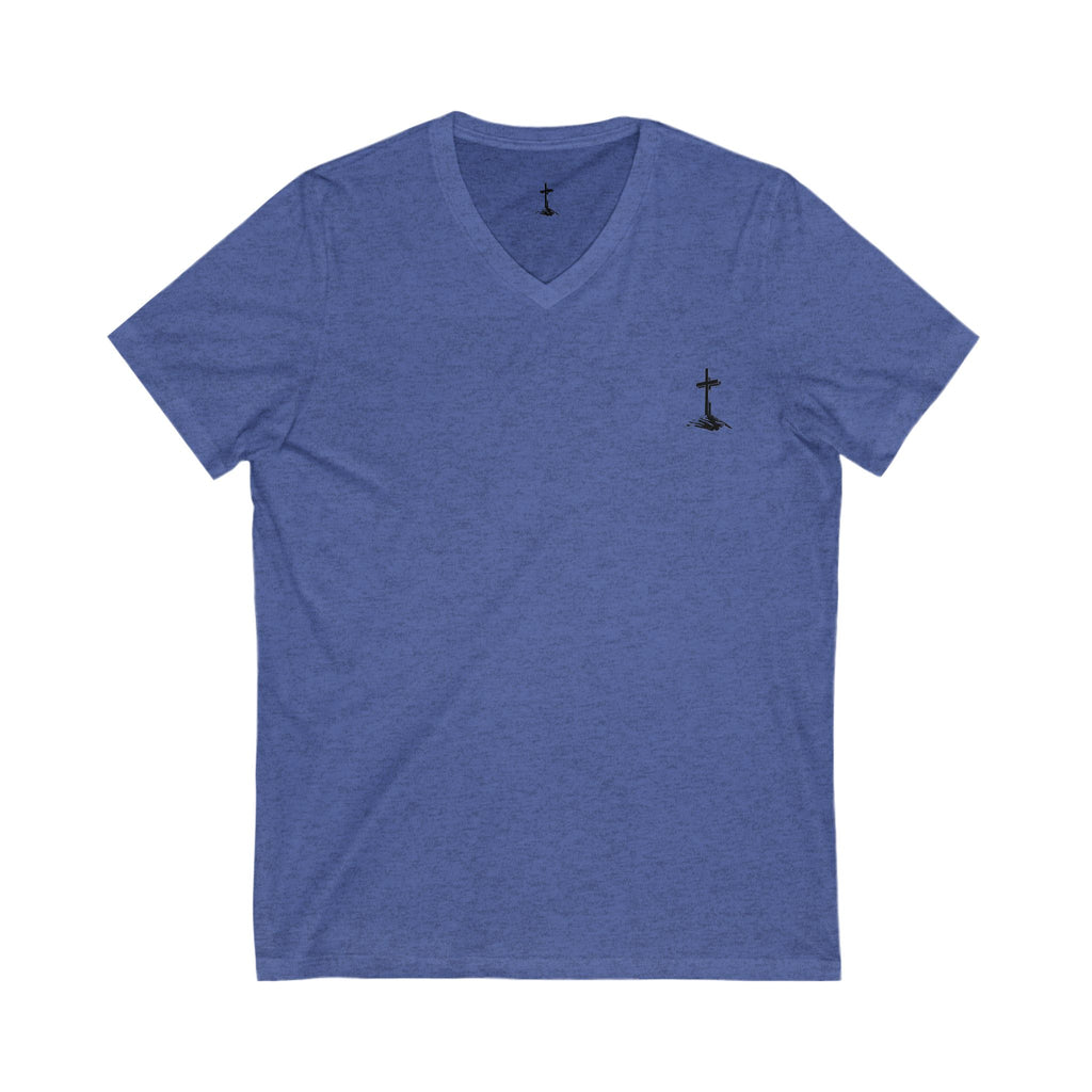 V-Neck Tee - Be Strong in the Lord