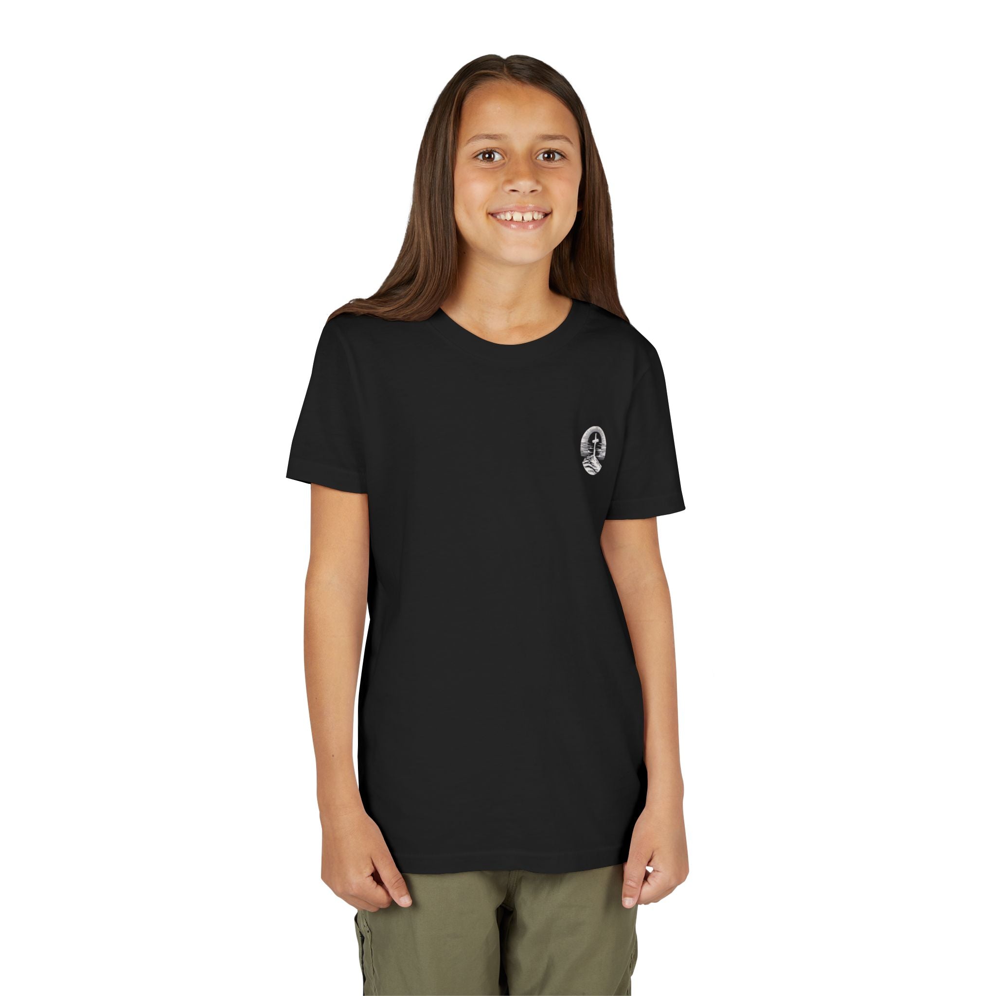 Youth Tee Be Strong and Courageous Faith T-Shirt