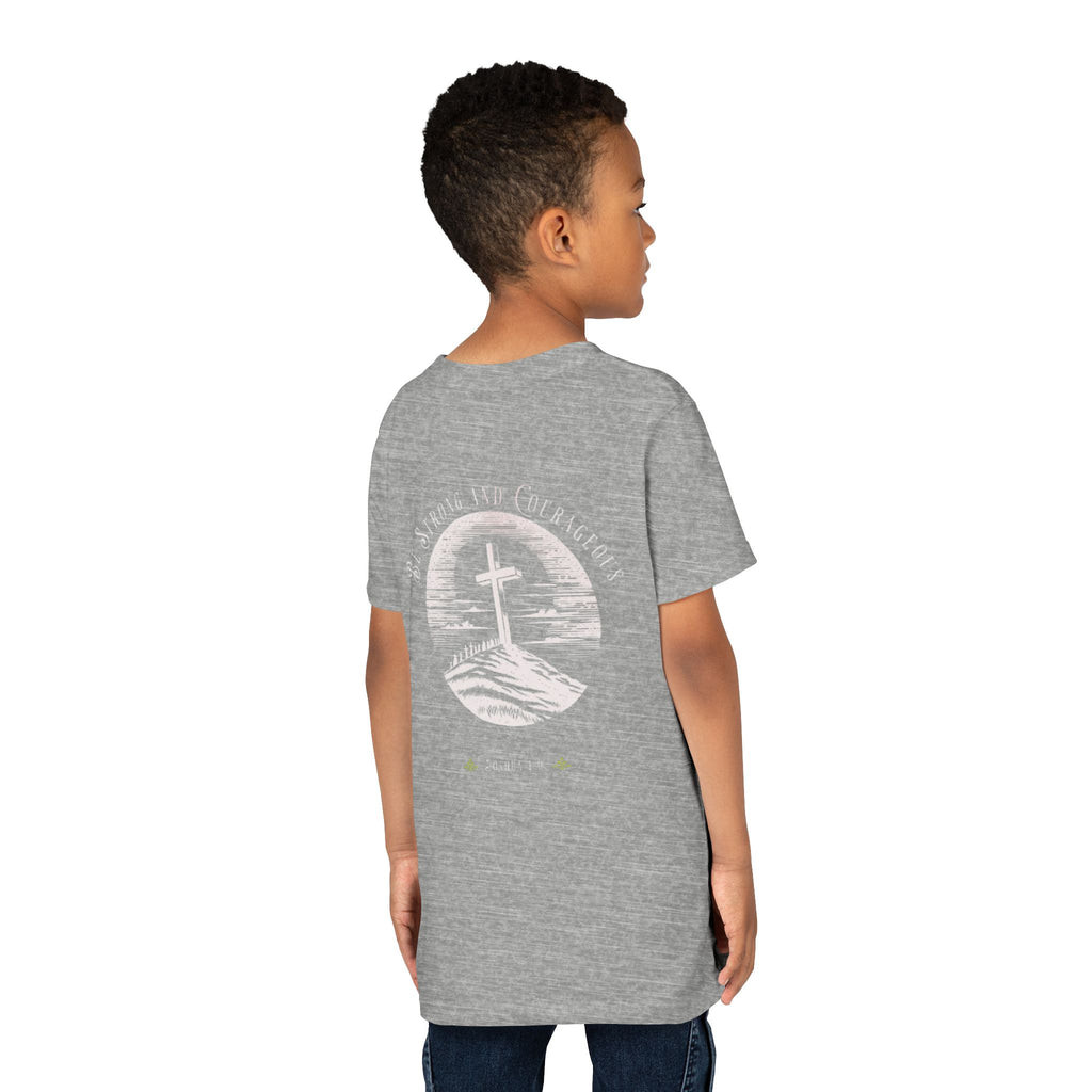 Youth Tee Be Strong and Courageous Faith T-Shirt