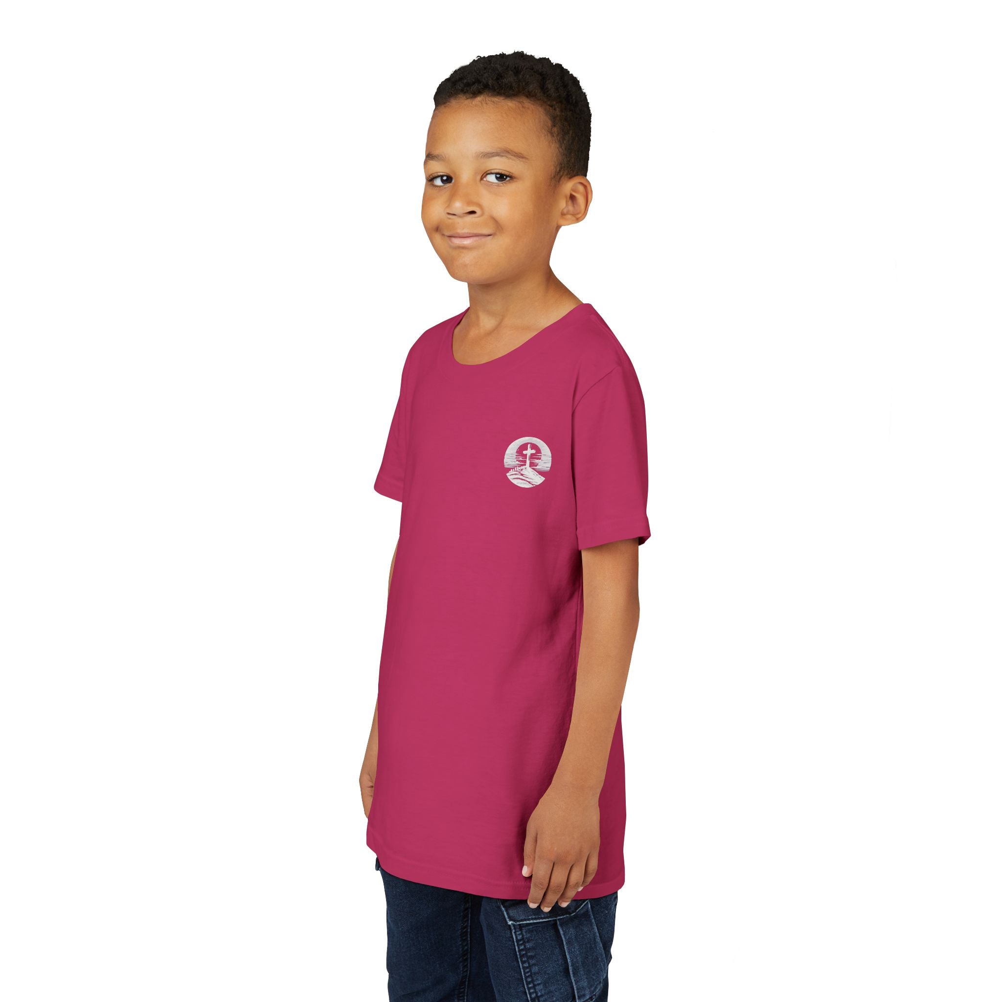 Youth Tee Be Strong and Courageous Faith T-Shirt