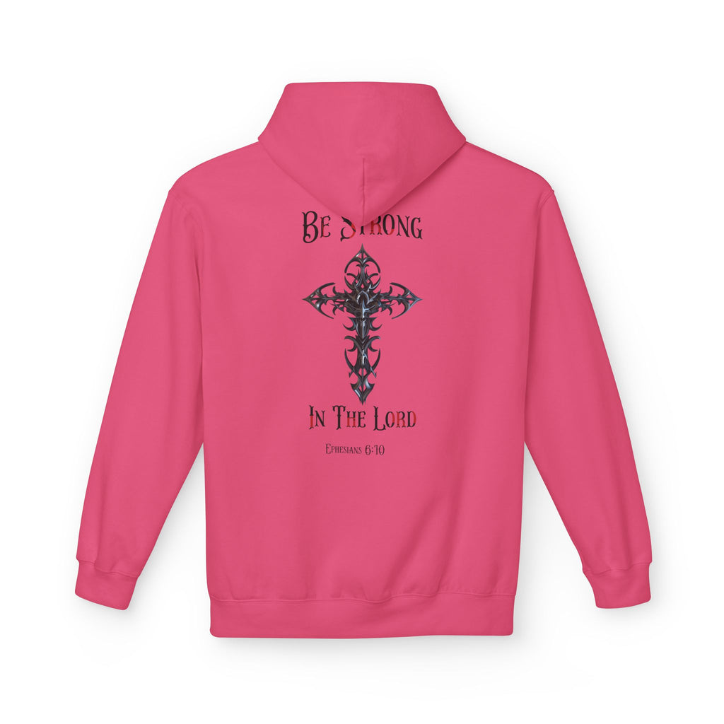 Christian Hoodie - Be Strong in the Lord Design