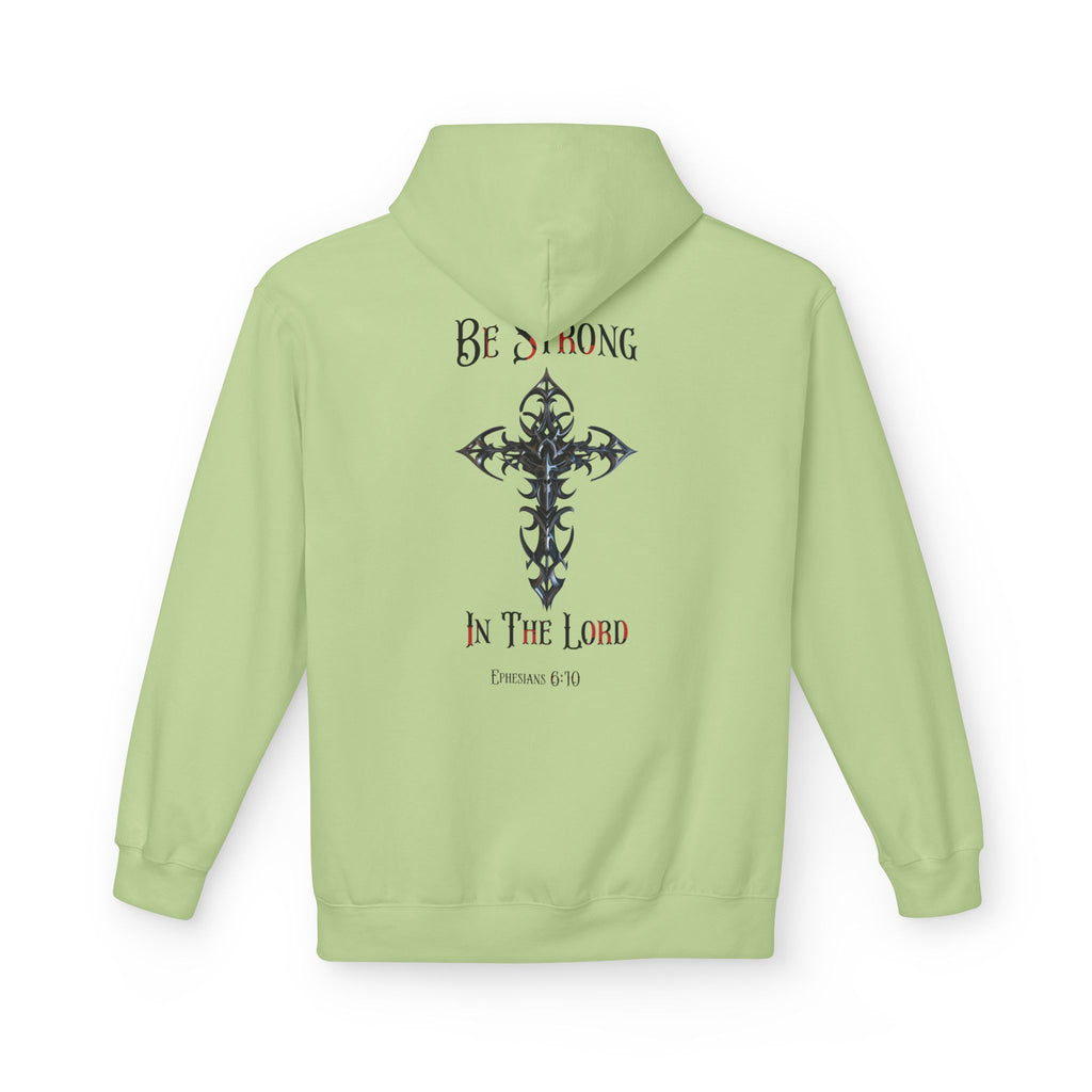 Christian Hoodie - Be Strong in the Lord Design