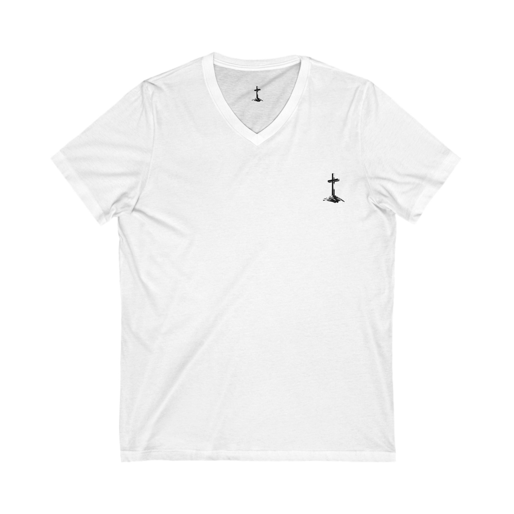 V-Neck Tee - Be Strong in the Lord
