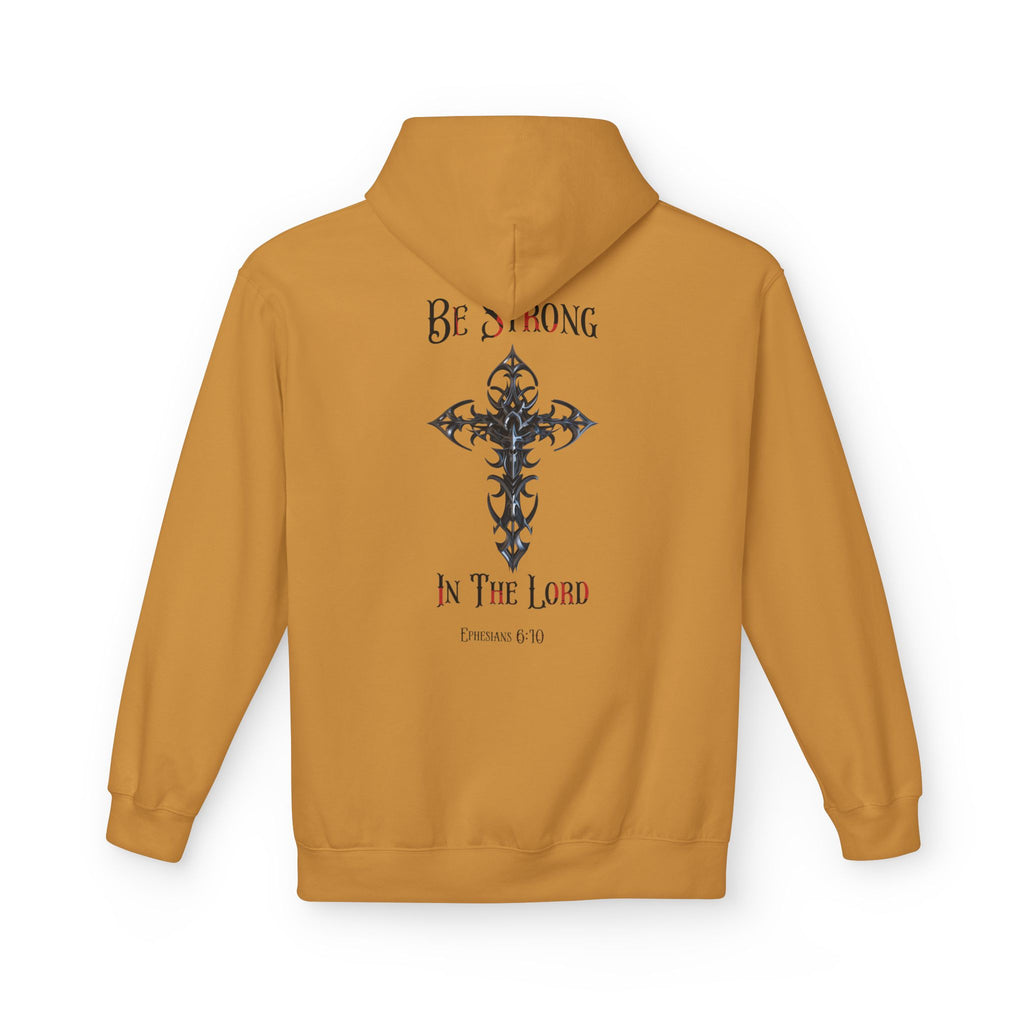 Christian Hoodie - Be Strong in the Lord Design