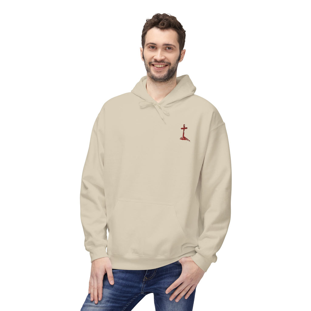Christian Hoodie - Be Strong in the Lord Design